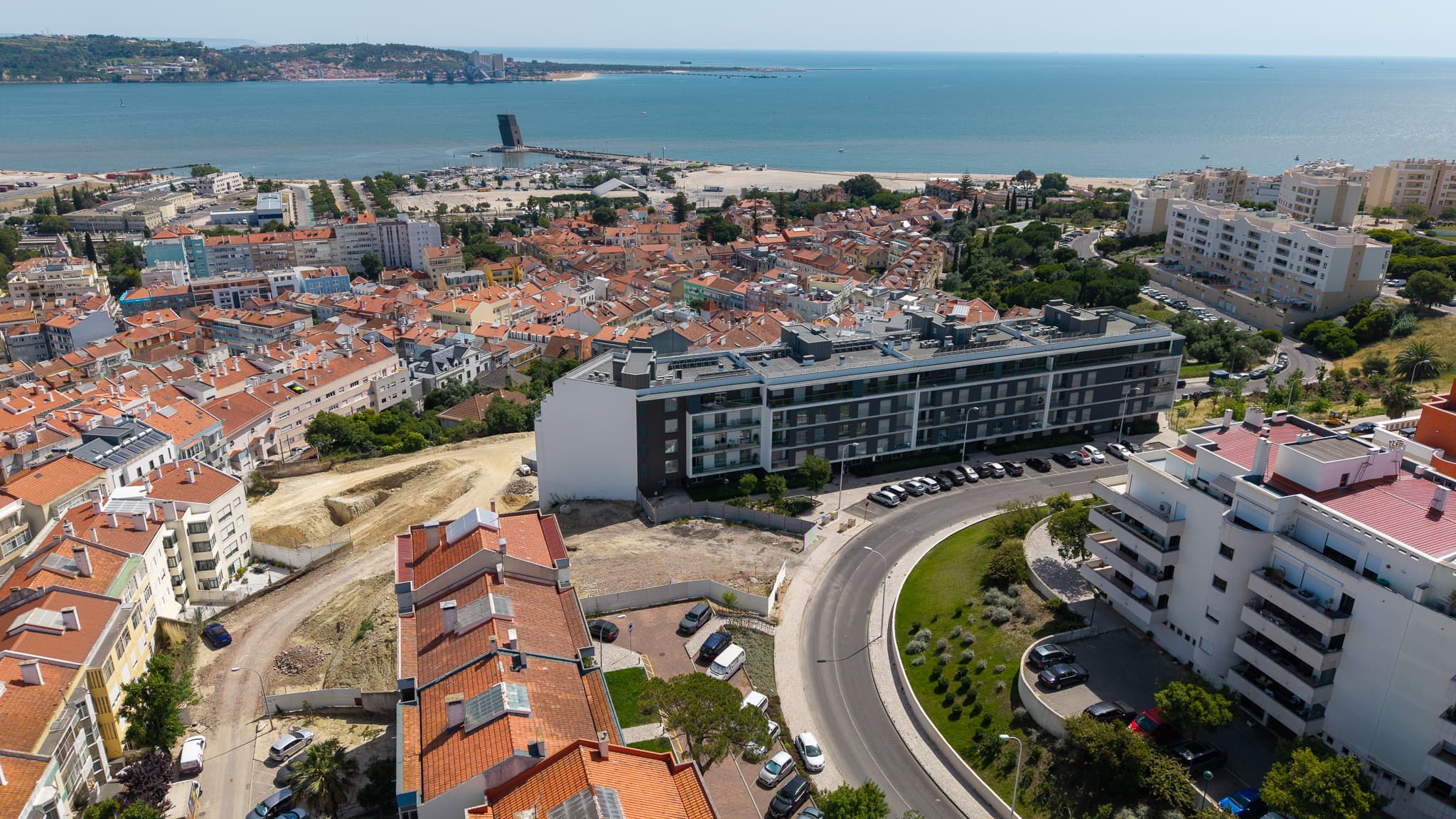 Vista aérea do imóvel, ângulo 6