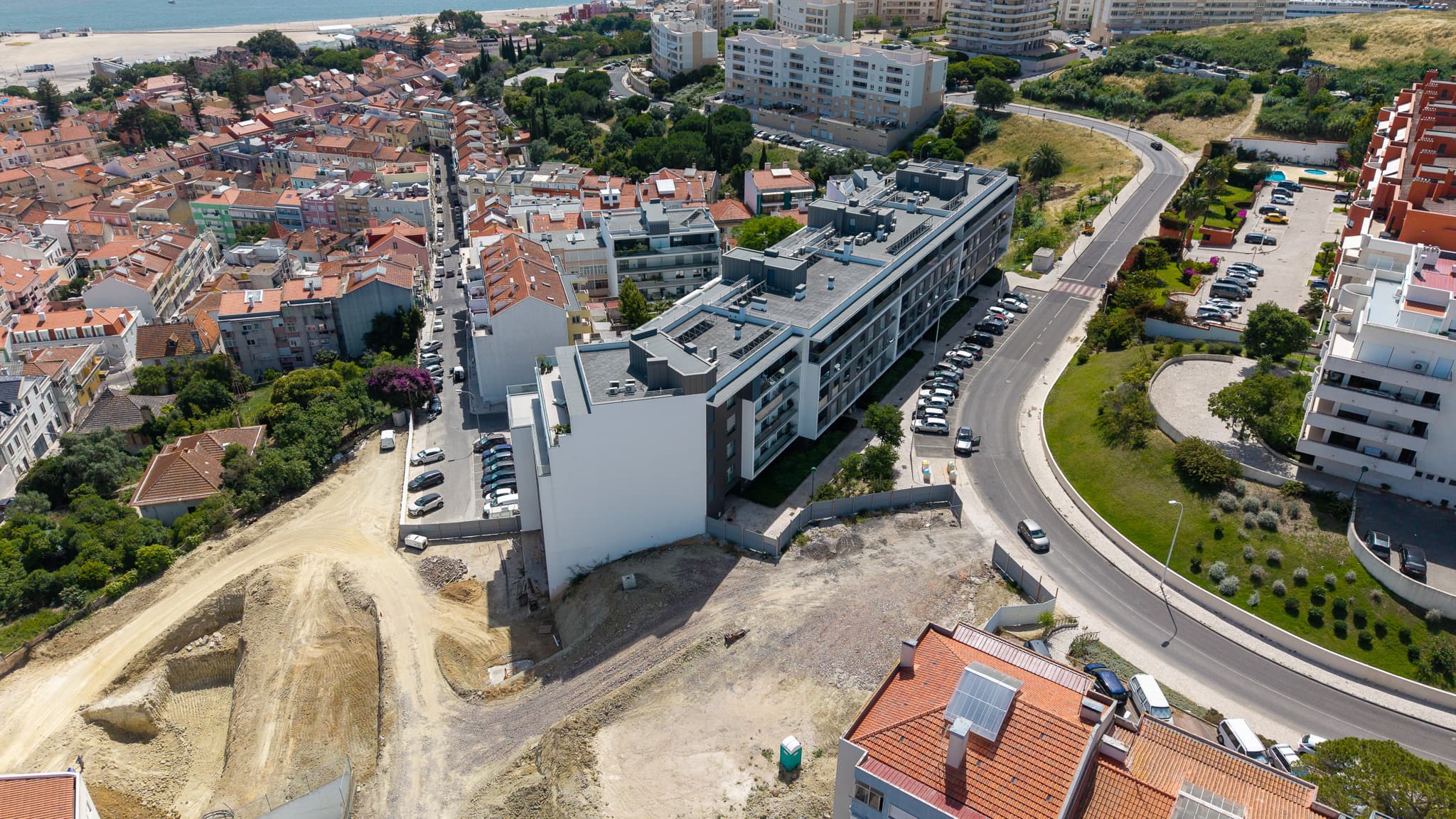 Vista aérea do imóvel, ângulo 8