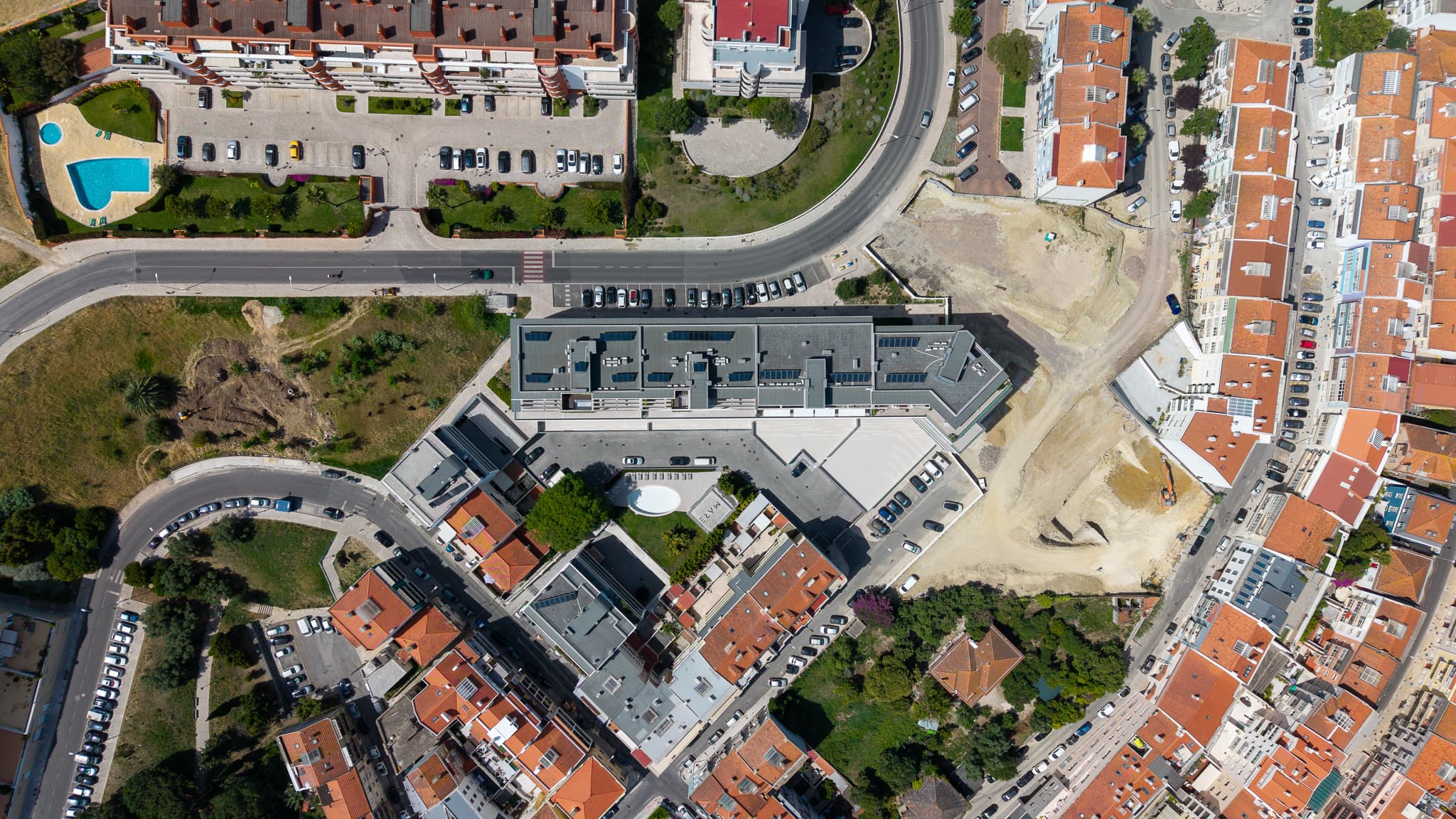 Vista aérea do imóvel, ângulo 16