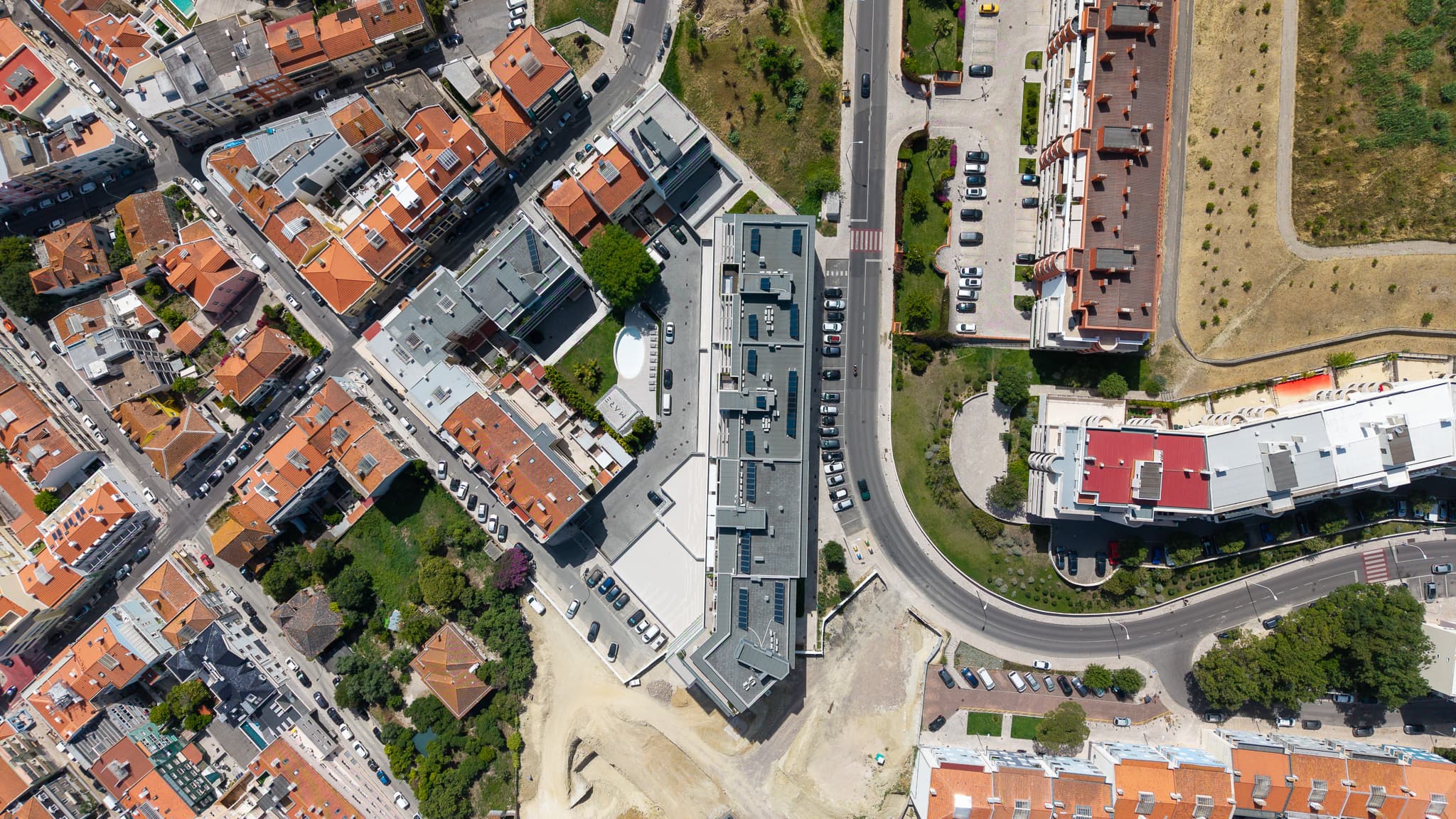 Vista aérea do imóvel, ângulo 17