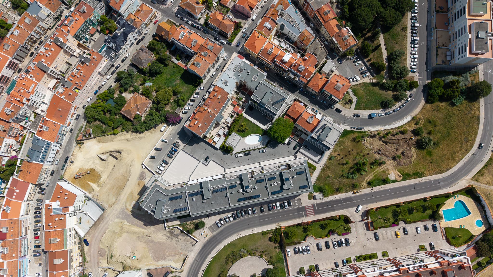 Vista aérea do imóvel, ângulo 20