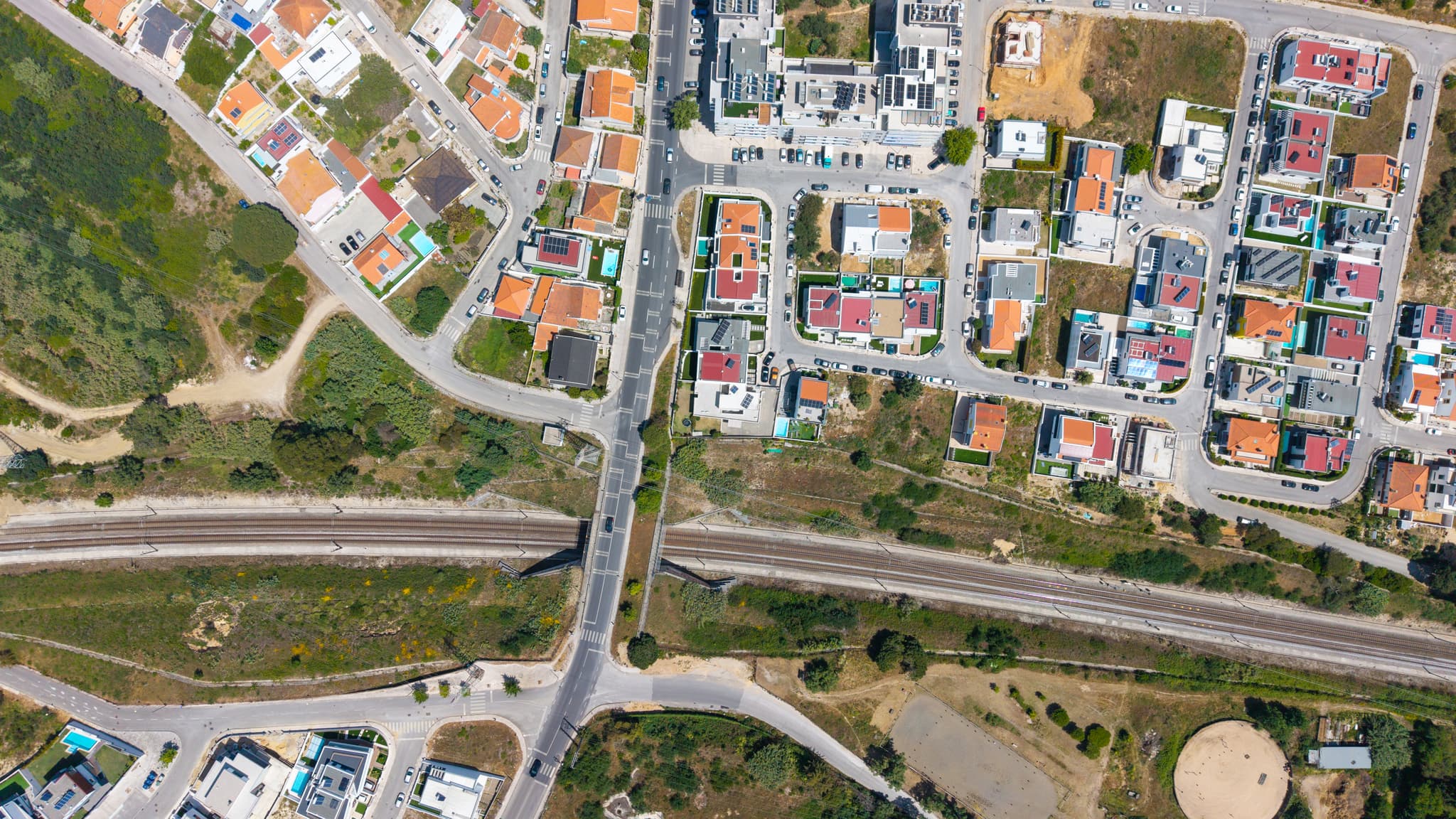 Vista aérea do imóvel, ângulo 15