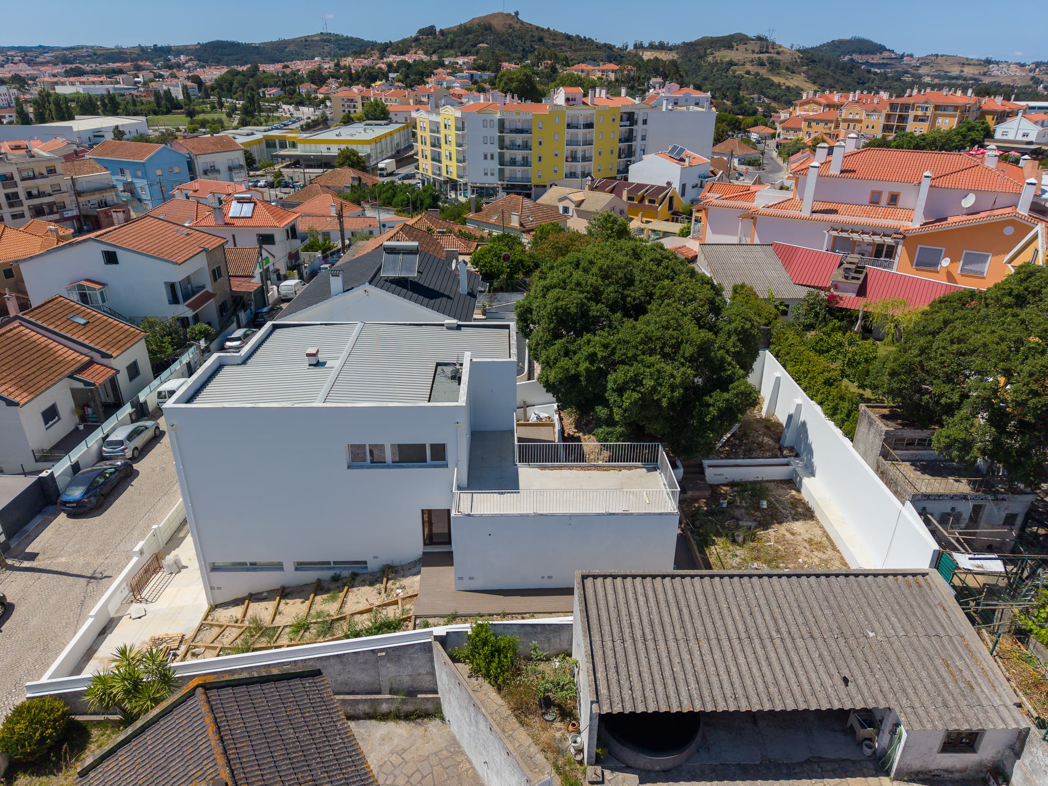 Vista aérea do imóvel, ângulo 6