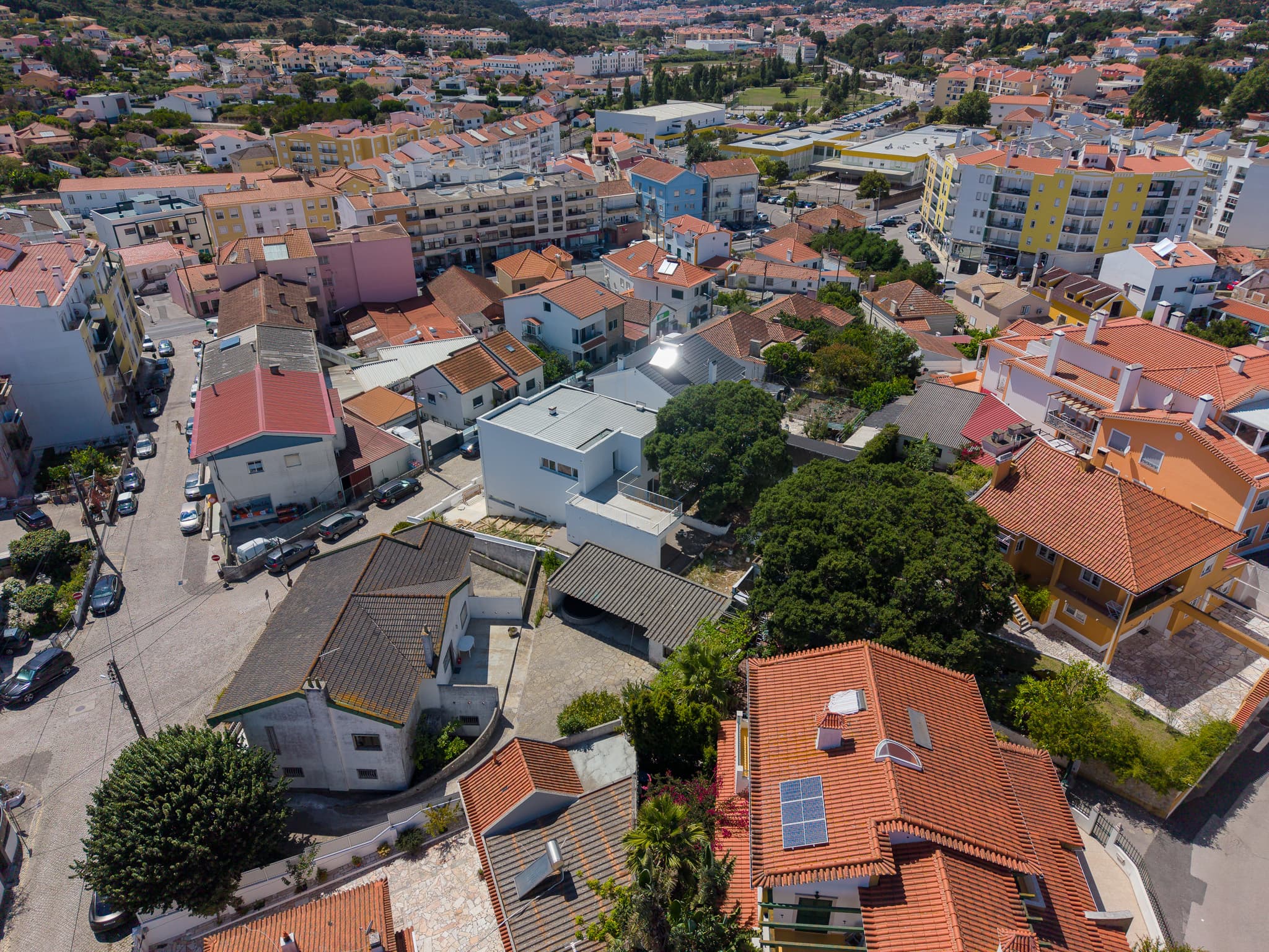 Vista aérea do imóvel, ângulo 8